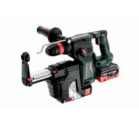Perforateur burineur KH 18 LTX avec extracteur de poussière BL 24 Q Set ISA - METABO - avec 2 batteries18v 5.5A.h - chargeur - coffret - 601714930