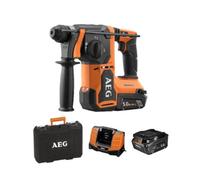 Perforateur burineur SDS+ AEG 18V BRUSHLESS 2,5J avec 2x5Ah + chargeur en coffret