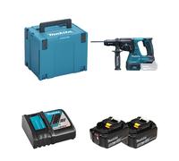 Perforateur burineur SDS-Plus 18V DHR243ZJ + 2 batteries BL1850B 18V 5 Ah + 1 chargeur rapide DC18RC MAKITA