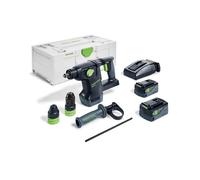 Perforateur burineur SDS-Plus 18V KHC 18 5 0 EBI-Plus + 2 batteries 5 Ah + chargeur + coffret Systainer - FESTOOL - 577448