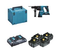Makita Perforateur-Burineur SDS+ DHR264PT4J 36V (2x18V) 2,5J - 4x5Ah + chargeur rapide + 2 MAKPAC
