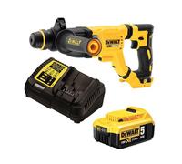 Perforateur-burineur SDS-Plus XR 3 Joules - Ø28 mm - DEWALT - avec une batterie 18V 5aH - chargeur - coffret - DCH263P1-QW