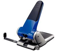 Perforateur de bureau Leitz 5180-00-35 5180 jusqu'au format A3 - 65 feuilles, avec butée d'arrêt, bleu
