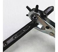 Perforateur De Trou De Cuir Rotatif Pointu Avec Serrure, Pince Artisanale De Bricolage Pour Carte Papier, Ceinture, Bracelet De Montre, Sangle, Outil D'¿Illet, 2/2.5/3/3.5/4/4mm
