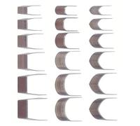 Perforateur de trous pour cuir, 18 pièces, en acier carbone | Ensemble de perforateurs professionnels pour l ' artisanat du cuir, avec outil de coupe demi-rond en acier carbone