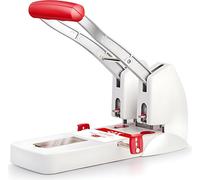 Perforateur design Kraft, 150 feuilles (15 mm), blanc, perforation 2 et 4 trous,