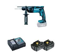 Perforateur DHR165Z + 2 batteries BL1850B 18V 5 Ah + 1 chargeur rapide DC18RC MAKITA