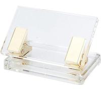 Perforateur en acrylique transparent - Perforateur papier pour 30 feuilles - métal doré avec bac de récupération