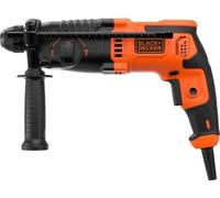 Perforateur filaire BLACK+DECKER BEHS01-QS, 650W, Mandrin SDS+, 2 Forets Béton (6mm, 8mm), 3 Fonctions