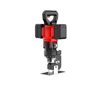 Perforateur hydraulique Rechargeable, perforateur d'angle en acier 1500W, Portable, double batterie, canal de fer inoxydable Appareil de multiplication forcée(Angle steel)