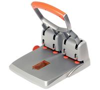 Perforateur Rapid 4 trous Supreme HDC150/4, argent/orange