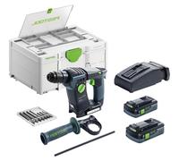 Perforateur sans fil BHC 18 HPC 4.0 I.PLUS - FESTOOL - avec 2 batteries 18V 4.0Ah - chargeur - Systainer - 577602