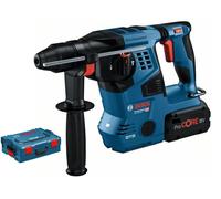 Perforateur SDS Plus 18 V GBH 18-28 + 2 batteries 5,5 Ah + chargeur + coffret L-BOXX BOSCH 0611921005