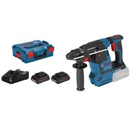 Perforateur SDS Plus 18 V GBH 18V-26 + 2 batteries Procore 4 Ah + chargeur + coffret L-BOXX BOSCH 061190900Q