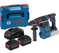 Perforateur SDS Plus 18 V GBH18V-26 + 2 batteries ProCore 5,5 Ah + chargeur + coffret L-BOXX BOSCH 0611909001