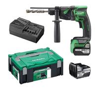 Perforateur SDS+ 18mm Brushless 18V 1,3J - HIKOKI- avec 2 batteries 5Ah - chargeur - HitCase II - DH18DPBWPZ