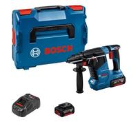 Bosch Perforateur SDS Plus GBH 18V-24 C + 2 batteries GBA 18V 4Ah + chargeur GAL 18V-40