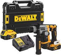 Perforateur SDS-Plus XR Brushless 1.4J - DEWALT - avec 2 batteries 18V 5Ah - chargeur - TSTAK - DCH172P2-QW