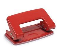 Perforatrice 2 trous en Métal WAYTEX 931365 Pour Feuilles de Classeur, Capacité 10 Feuilles de Papier, avec Réservoir Rouge G
