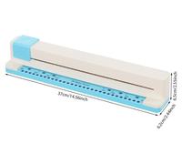Perforatrice à 30 trous - Pour papier - Autonome - Pour 5 feuilles A4 - Distance entre les trous : 9,5 mm - Couleur : bleu