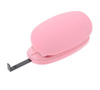 Perforatrice à Deux Trous pour Papier, Bureau, Rose, Manuelle | Poinçonnage Précis pour Feuilles Mobiles, Réglage 6cm, Usage Maison et École, Métal et Silicone