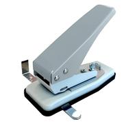 Perforatrice à papier DP-08 à œillet 4 x 15 mm avec guide latéral réglable. Convient pour découper du carton, du PVC flex et du PVC rigide.