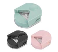 Perforatrice Angle Arrondi, Coin Perforateur De Papier, Coupe Papier Rond, Arrondisseur D'angle, Coupe-angle, Coupe-rayon, 3pcs