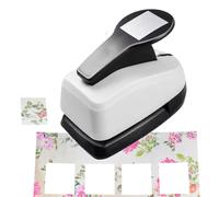 Perforatrice carrée pour papier - Outil pour scrapbooking - Perforatrice de papier rectangulaire - Pour adultes et - Pour l'école - Pour étiquettes, projets artistiques, fabrication de cartes