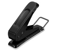 Perforatrice de 1/4 pouce, perforatrice manuelle robuste, pour papier, noire