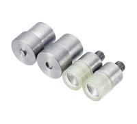Perforatrice décorative SOURCING MAP 1 Kit 18mm Diamètre Boutons Matrice Main Pression Régleur Double Capuchon Non Coudre