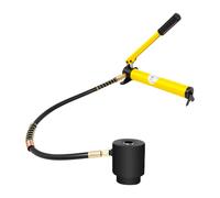 Perforatrice hydraulique avec 10 matrices | Unité hydraulique rotative à 360° 16-101 mm, acier jusqu'à 3 mm, outils hydrauliques cylindriques, pour tôle