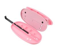 Perforatrice Manuelle à Deux Trous pour Papier et Carton Rose 6 CM | Outil de Perforation de Bureau, Usage Maison et Travail, Métal et Silicone, pour Pages, Étiquettes, Cartes Fines