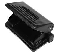 Perforatrice Manuelle à Deux Trous pour Papier, Petite, Noire | ABS Léger et Portable, pour Bricolage DIY et Projets D’art, Perce Papier, Carton, Cuir Fin et Plastique