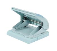 Perforatrice Manuelle à Deux Trous pour Papier, Poignée Ergonomique | Plastique, Usage Bureau et Projet Créatif, pour Garçon et Filles et Adultes, Perforation Facile Couleur Aléatoire