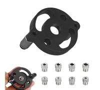 Perforatrice portable en métal avec guide de perçage | Guide de foret pour rainurer la coupe de meubles de maison, la menuiserie, la menuiserie, la coupe de bord d'angle