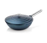 Westinghouse performance series wok pour induction - 28cm wok poêle antiadhésive - tout feux, passe au four et au lave-vaisselle - bleu Bleu G