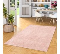 Tapis Shaggy - PERGAMON - Comfy - Rose Mélange - 160x230 cm - Poils longs