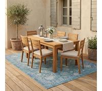 Pergamon Lagos Tapis Vintage Extérieur | Tapis Intérieur & Extérieur | Tissé Plat | Résistant aux Intempéries & aux UV | Balcon Terrasse Jardin | Facile d’Entretien