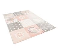 Pergamon - Maui Kids - Tapis pour enfants - Carreaux Coeurs Rose - 80x150 cm