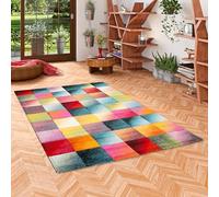 Pergamon Maui - Tapis Design Moderne - Carreaux Multicolore - 5 Tailles