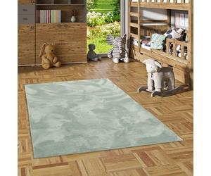 Pergamon Pearl Kids - Tapis pour Enfants et Adolescents - Tapis en Fourrure synthétique Super Douce - Vert Menthe