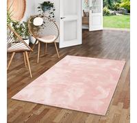 Pergamon Pearl - Tapis de Luxe en Fourrure synthétique Super Douce - Rose - 5 Tailles