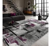 Pergamon Samba - Tapis de Designer - Moderne Violet Urbain - 5 Tailles