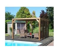 Habrita Pergola autoportante - Bois