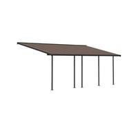 Canopia by Palram Pergola Capri 22,1 m² Aluminium et polycarbonate Gris