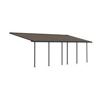 Canopia Pergola Capri 3X8,6 Grise, toiture gris