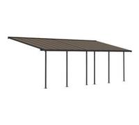 Canopia Pergola Capri 3X8,6 Grise, toiture gris