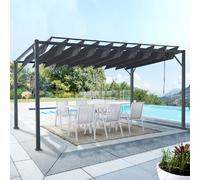 Pergola 3x4 M lames orientables gris