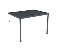 Vente-unique - Pergola adossée bioclimatique en Aluminium avec Lames orientables 11,85 m² - MANDELLO