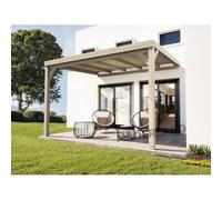 Pergola Adossée En Bois Reims 500 X 400 Cm - Maderland Multicolore